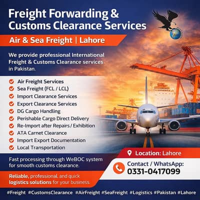 Freight Forwarding & Customs Clearance Services | Air & Sea Freight |