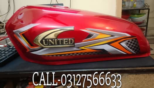 UNITED 125 GENUINE TANKI TAPPAY KAAN BRAND NEW CALL-03408981418