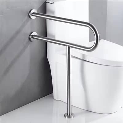 Toilet safety handles stainless steel