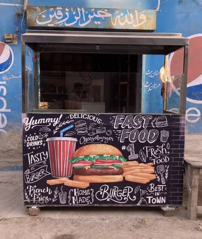 Burger shurma food stoll for sale