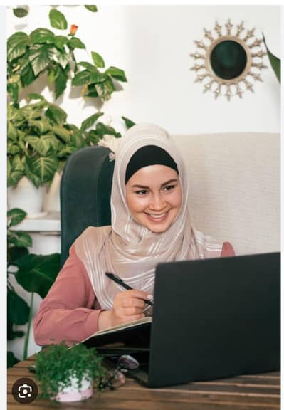 Female sales person lady