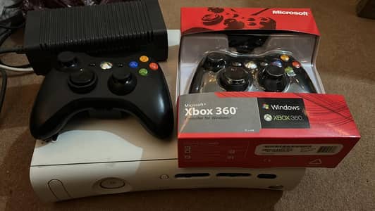 Xbox 360 & 2 original Controller & 100 Games ps3/ps4/ps5/xbox one