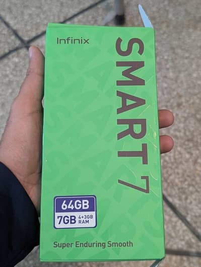 infinix smart 7 bilkul new conditio (7  64 storage)