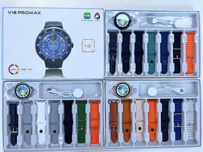 V16 Pro Max (7 Straps) Smart Watch