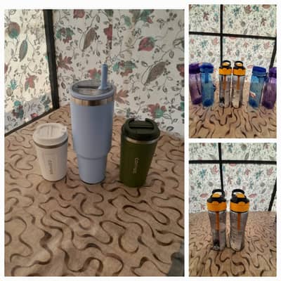 travel mugs/ insulated tumblers/ water bottles/ stylish bottles