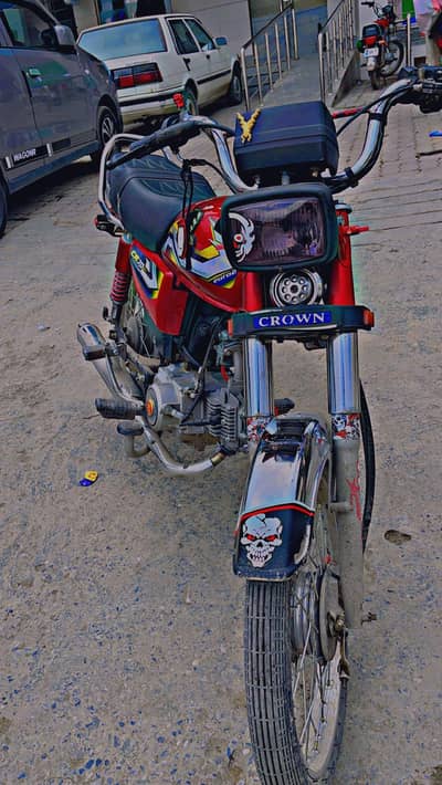crown motr bike