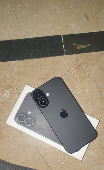 New Iphone 16 jv 100%bh with box  in warranty