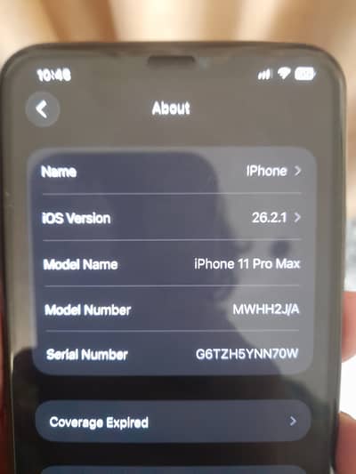 I phone 11 pro max PTA approved