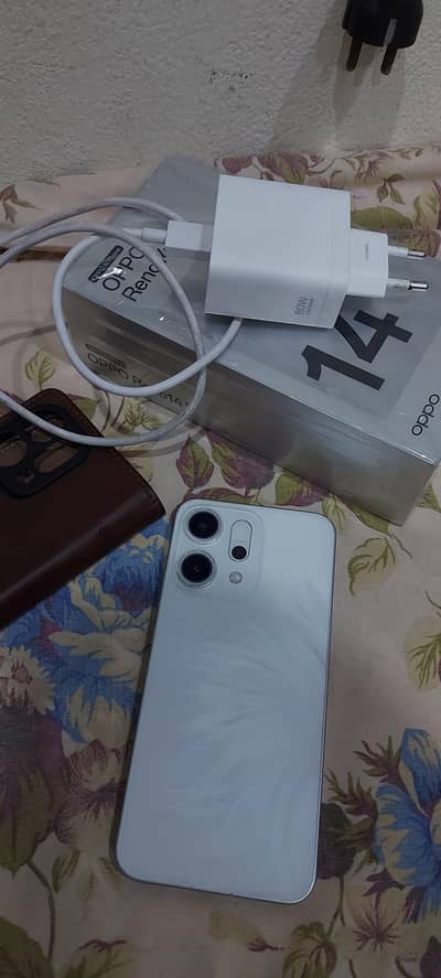 Reno 14 5G Complete 10/10 Like Box Pack Official Under Warranty