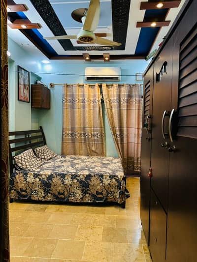 Well Maintained & Well Design 2 Room Flat Available For Sale Prime Location At Liaquatabad Block 6