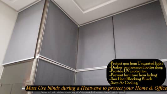 Office window blackout out window | Zebra blind | Vertical blind