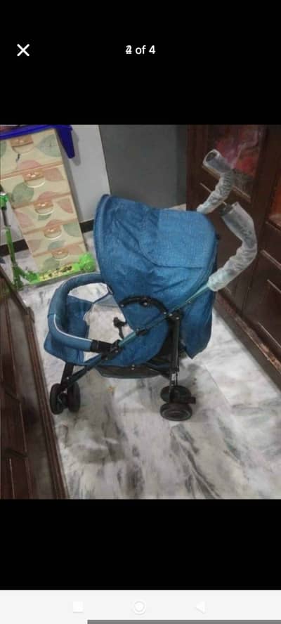 Baby pram on sell ; hardly used once or twice ; actually like new ;