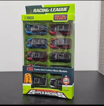 metal supar racing car