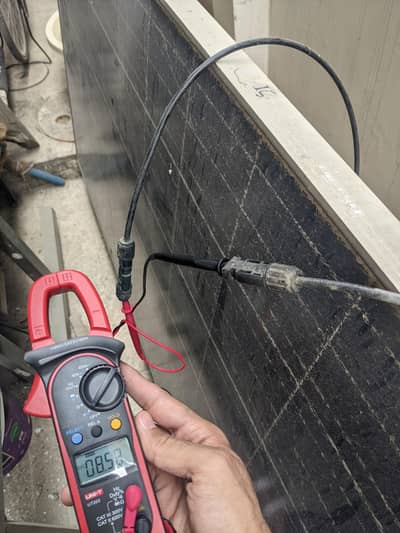 Damaged 250w Solar Panel Glass Broken