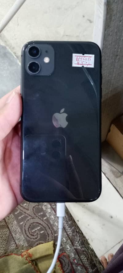 IPHONE 11 64GB NON PTA 85% battery  URGENT SALE