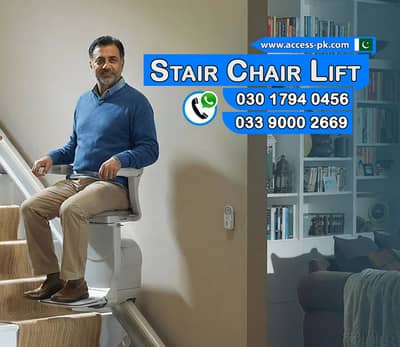 Stair Chair Elevator / Installation & Repairing  / Straight Stair Lift