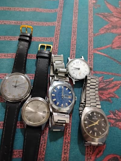 Antique watch vintage Seiko 5 citizen Rolex orient camy west end