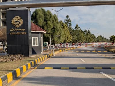 Prime Double Road Corner Plot in Up Country Enclosures 70 Feet Wide Roads on Both Sides