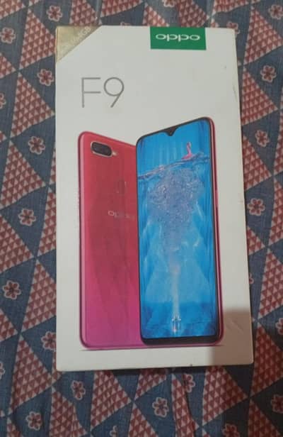 Oppo F9 4GB RAM 64GB Storage Used (Only Glass Crack)