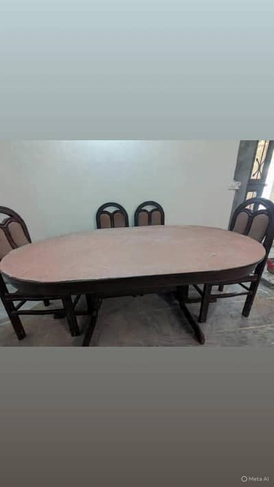 pure wood dining table