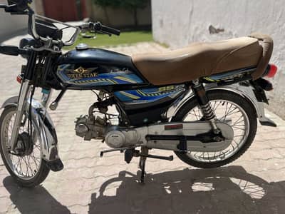 Super star 70cc black colour all parts original