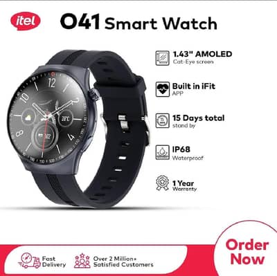 itel smart watch 041 WaterPack 12 months warranty 03037516143