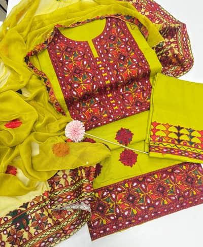 womens 3pc unstitched