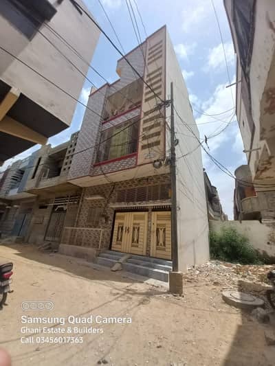 Corner 80 Yards G+2 Leased West Open House Available in Model Colony Malir Karachi