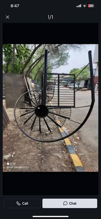 iron stair 11 feet and 27 inch   . . 16 Chage ma