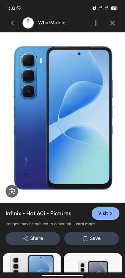 Infinix hot 60i 6+6/128