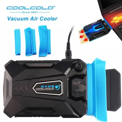 CoolCold Portable Laptop Cooling Fan – USB Powered