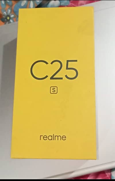 Realme C25s with box