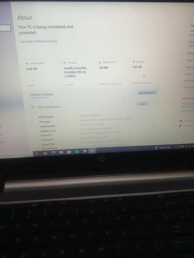 HP Probook 450 g3 core i5 6th generation 8gb ram 1 TB hard good cond