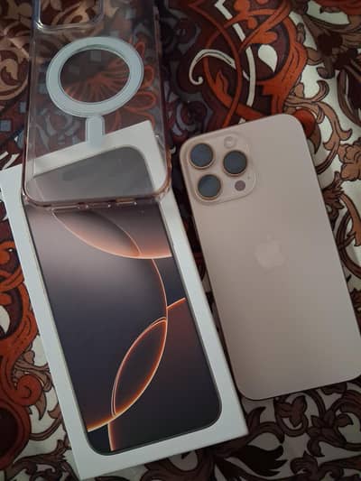 iPhone 16 Pro Max | 256GB | NON PTA | Box | Like New | Urgent Sale