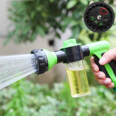 Car/Bike Wash Water Pressure Gun - Solar Cleaning - Gardening