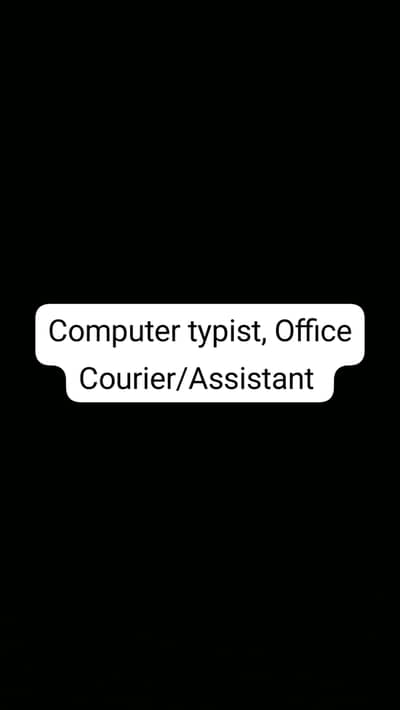 Office Assistant/ Computer Operator