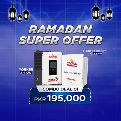 Yorker IP 20- 3.6 KW & Elektra Boost Pro- 2.5 KW/ 24Volt