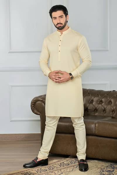 Mans Casual Kurta Pajama Suit  Stuff : Wash n wear (Soft fabric)
