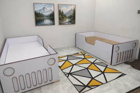 Two single beds only  (mattresses not available)