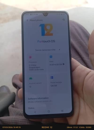 I want to sale my mobile Vivo v 21 e