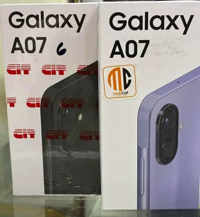 Samsung A07 OFFICIALLY SEALED BOX PACK (4/64]