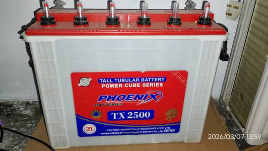 Phoenix Tall Tubular Battery 2500