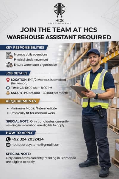 Warehouse Assistant