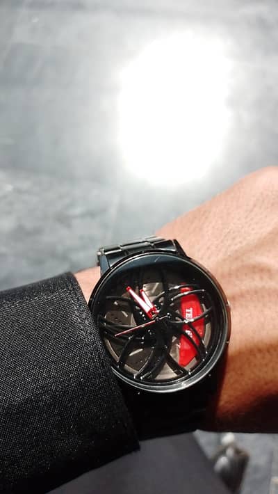 Tancel Rim Watch Black Chain Edition