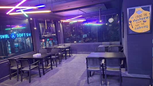 Running Business Fine dine fast food restaurant for sale, dha h block