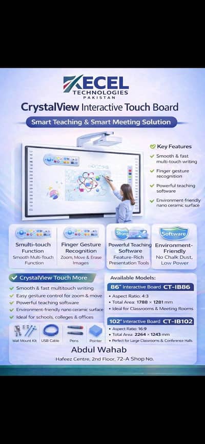 Interactive boards complete setup