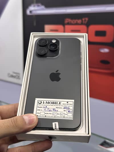 15 pro max 256gb factory