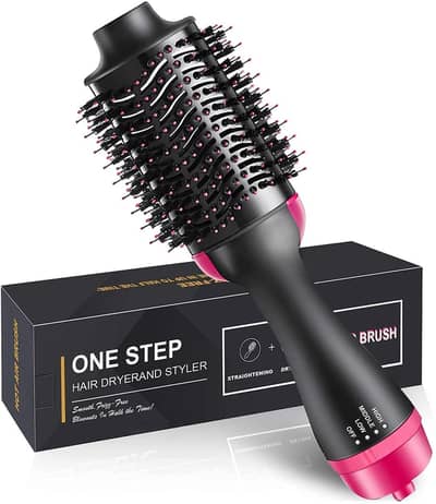 One Step Hair Dryer and Straightener