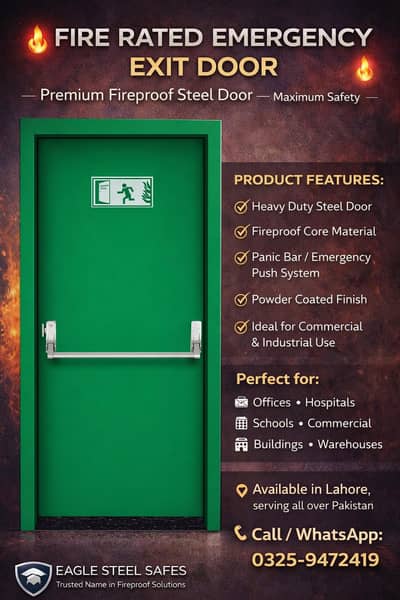 Strong Room Vault Door | Heavy Duty Steel Security Door