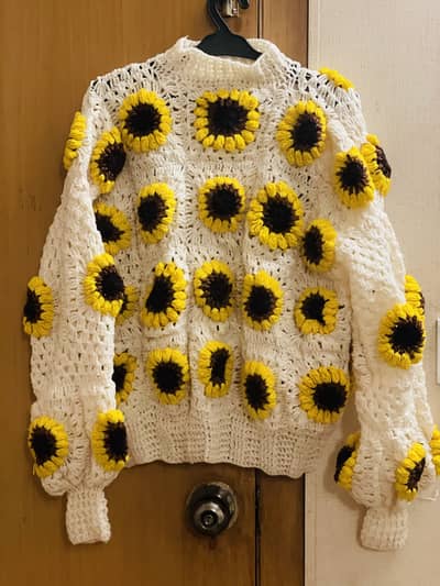 Hand knitted sweater